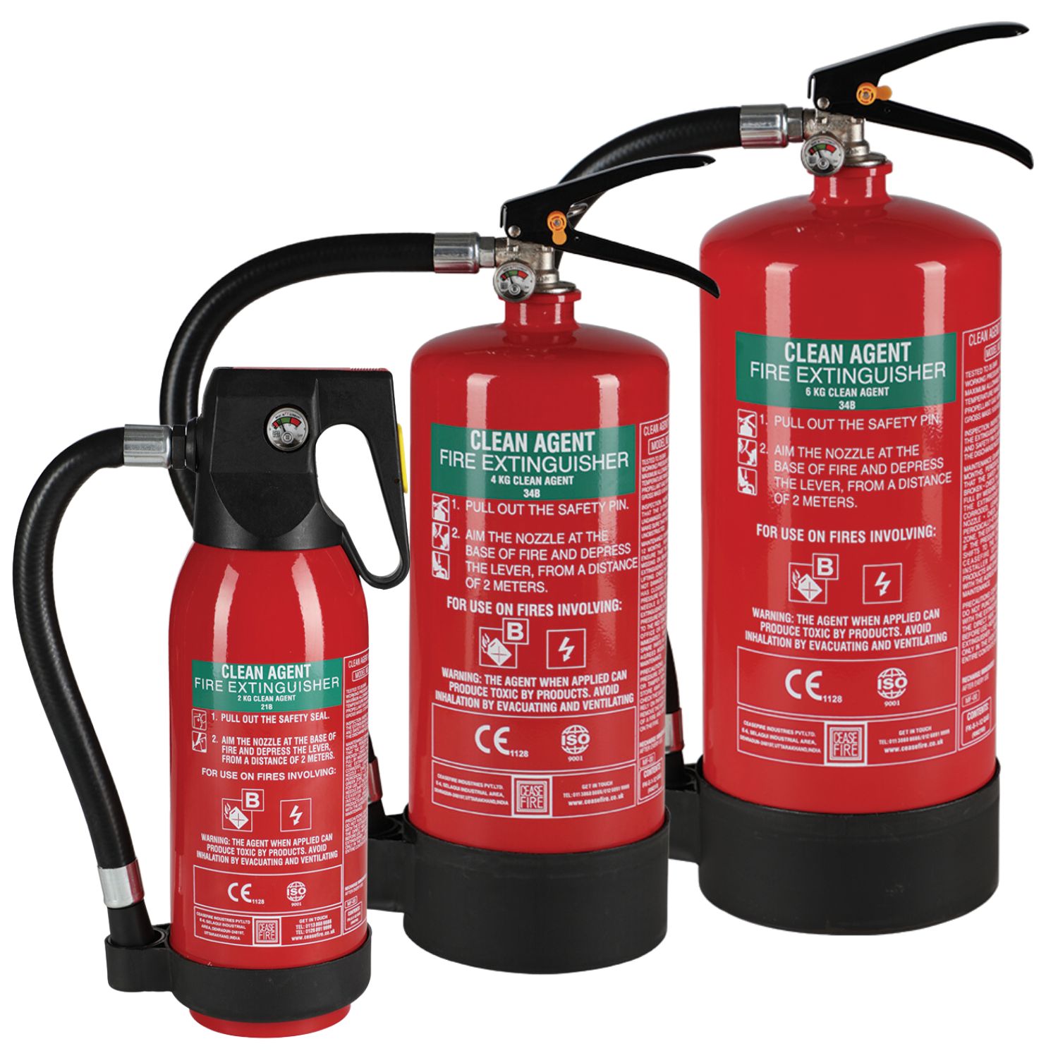 Clean Gas Fire Extinguishers