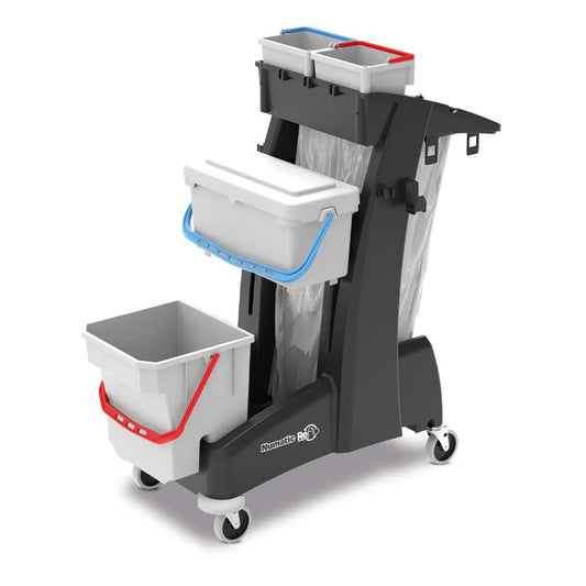 Numatic MULTI-Matic MM8 Compact Trolley with Flat Mopping System and Waste Facility