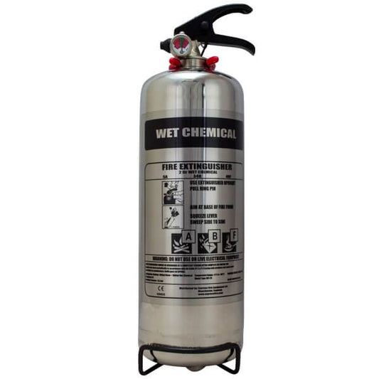 2 Litre Wet Chemical Chrome Extinguisher