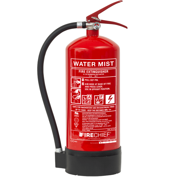 6 Litre Water Mist Fire Extinguisher