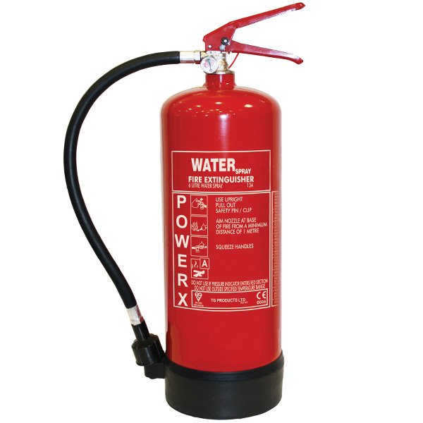 6 Litre Water Spray Fire Extinguisher